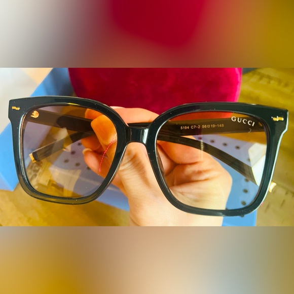 GUCCI Black Frame Orange Lenses - Picture 2 of 5